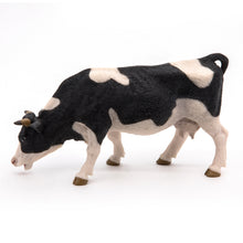 Load image into Gallery viewer, Papo France Black And White Grazing Cow