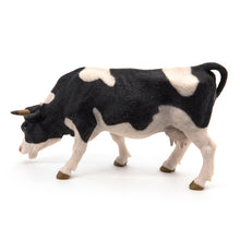 Load image into Gallery viewer, Papo France Black And White Grazing Cow