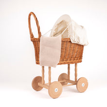 Load image into Gallery viewer, Egmont Toys Wicker Pram Eggshell