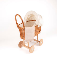 Load image into Gallery viewer, Egmont Toys Wicker Pram Eggshell