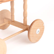 Load image into Gallery viewer, Egmont Toys Wicker Pram Eggshell