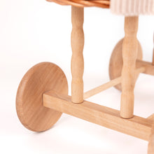 Load image into Gallery viewer, Egmont Toys Wicker Pram Eggshell