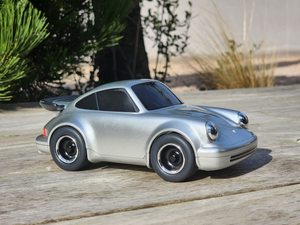 Baghera Silver Porsche 911 Racing Car