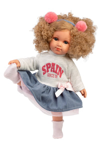 Llorens 13.8" Soft Body Fashion Doll Melanie