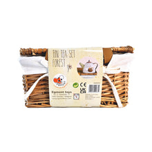 Load image into Gallery viewer, Egmont Toys Forest Tin Tea Set In a Wicker Case