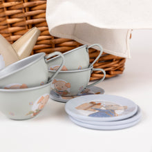 Load image into Gallery viewer, Egmont Toys Friends Tin Tea Set In A Basket