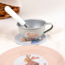 Load image into Gallery viewer, Egmont Toys Friends Tin Tea Set In A Basket