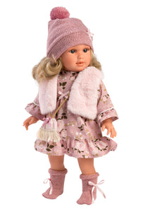 Llorens 15.8" Articulated Soft Body Fashion Doll Savannah