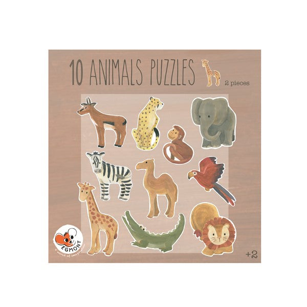 Egmont Toys 10 Animal Puzzles
