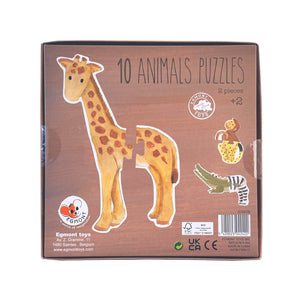 Egmont Toys 10 Animal Puzzles