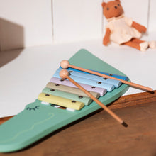 Load image into Gallery viewer, Egmont Toys Wooden Croc Xylophone