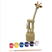 Load image into Gallery viewer, Egmont Toys Paint Your Own Wooden Push-Up Giraffe