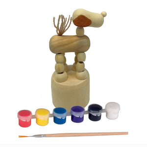 Egmont Toys Paint Your Own Wooden Push-Up Dog