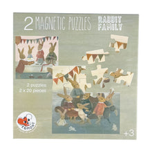 Load image into Gallery viewer, Egmont Toys Magnetic Puzzle - Rabbit Family