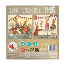 Load image into Gallery viewer, Egmont Toys Magnetic Puzzle - Rabbit Family