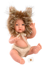 Load image into Gallery viewer, Llorens 11.8&quot; Articulated Little Baby Doll Elijah with Lion Hood