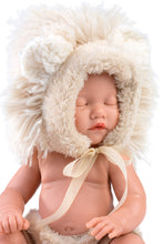 Load image into Gallery viewer, Llorens 11.8&quot; Articulated Little Baby Doll Austin with Lion Hood