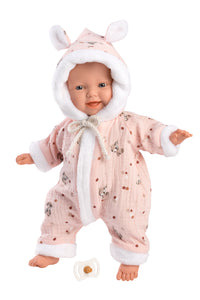 Llorens 12.6" Soft Body Articulated Little Baby Doll Penelope
