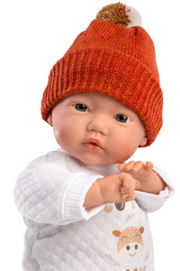 Llorens 12.6" Soft Body Articulated Little Baby Doll Aidan