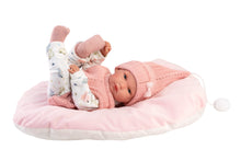 Load image into Gallery viewer, Llorens 13.8&quot; Anatomically-Correct Newborn Doll Reese with Cushion