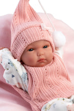 Load image into Gallery viewer, Llorens 13.8&quot; Anatomically-Correct Newborn Doll Reese with Cushion