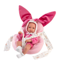 Load image into Gallery viewer, Llorens 13.8&quot; Anatomically-Correct Newborn Doll Myla with Baby Carrier