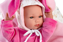 Load image into Gallery viewer, Llorens 13.8&quot; Anatomically-Correct Newborn Doll Myla with Baby Carrier