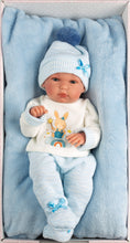 Load image into Gallery viewer, Llorens 13.8" Anatomically-Correct Newborn Doll Lucas with Cushion