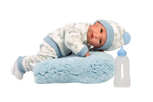 Load image into Gallery viewer, Llorens 13.8" Anatomically-Correct Newborn Doll Oliver with Cushion