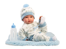 Load image into Gallery viewer, Llorens 13.8" Anatomically-Correct Newborn Doll Oliver with Cushion