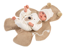 Load image into Gallery viewer, Llorens 14.2&quot; Articulated Newborn Doll Carlos with Bear Blanket