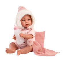 Load image into Gallery viewer, Llorens 15" Soft Body Newborn Doll Olivia with Blanket