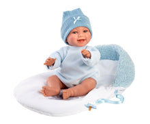 Load image into Gallery viewer, Llorens 15" Soft Body Newborn Doll Wyatt with Sleeping Bag