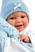 Load image into Gallery viewer, Llorens 15" Soft Body Newborn Doll Wyatt with Sleeping Bag