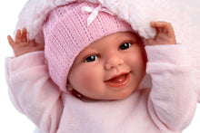 Load image into Gallery viewer, Llorens 15" Soft Body Newborn Doll Willa with Sleeping Bag