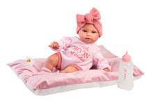 Load image into Gallery viewer, Llorens 15" Soft Body Newborn Doll Carmen with Cushion