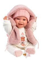 Load image into Gallery viewer, Llorens 15" Soft Body Laughing Newborn Doll Ginger