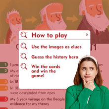 Load image into Gallery viewer, History Heroes Scientists Card Game