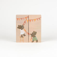 Load image into Gallery viewer, Egmont Toys Wooden Wardrobe with Bear