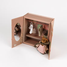 Load image into Gallery viewer, Egmont Toys Wooden Wardrobe with Bear