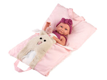 Load image into Gallery viewer, Llorens 15.7&quot; Anatomically-Correct Newborn Doll Josefina with Walking Sleeping Bag