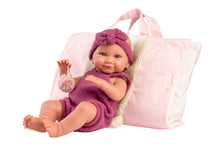 Load image into Gallery viewer, Llorens 15.7&quot; Anatomically-Correct Newborn Doll Josefina with Walking Sleeping Bag