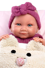 Load image into Gallery viewer, Llorens 15.7&quot; Anatomically-Correct Newborn Doll Josefina with Walking Sleeping Bag