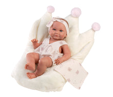 Load image into Gallery viewer, Llorens 15.7&quot; Anatomically-Correct Newborn Doll Maria with Sleeping Bag