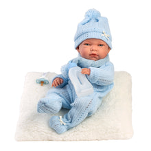 Load image into Gallery viewer, Llorens 15.7" Anatomically-Correct Newborn Doll Jacob with Cushion