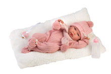 Load image into Gallery viewer, Llorens 15.7" Anatomically-Correct Newborn Doll Jessa with Cushion