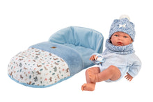 Load image into Gallery viewer, Llorens 15.7" Anatomically-Correct Newborn Doll Milo with Sleeping Bag