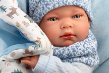 Load image into Gallery viewer, Llorens 15.7" Anatomically-Correct Newborn Doll Milo with Sleeping Bag