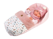 Load image into Gallery viewer, Llorens 15.7" Anatomically-Correct Newborn Doll Madeline with Sleeping Bag