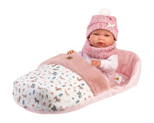 Load image into Gallery viewer, Llorens 15.7" Anatomically-Correct Newborn Doll Madeline with Sleeping Bag